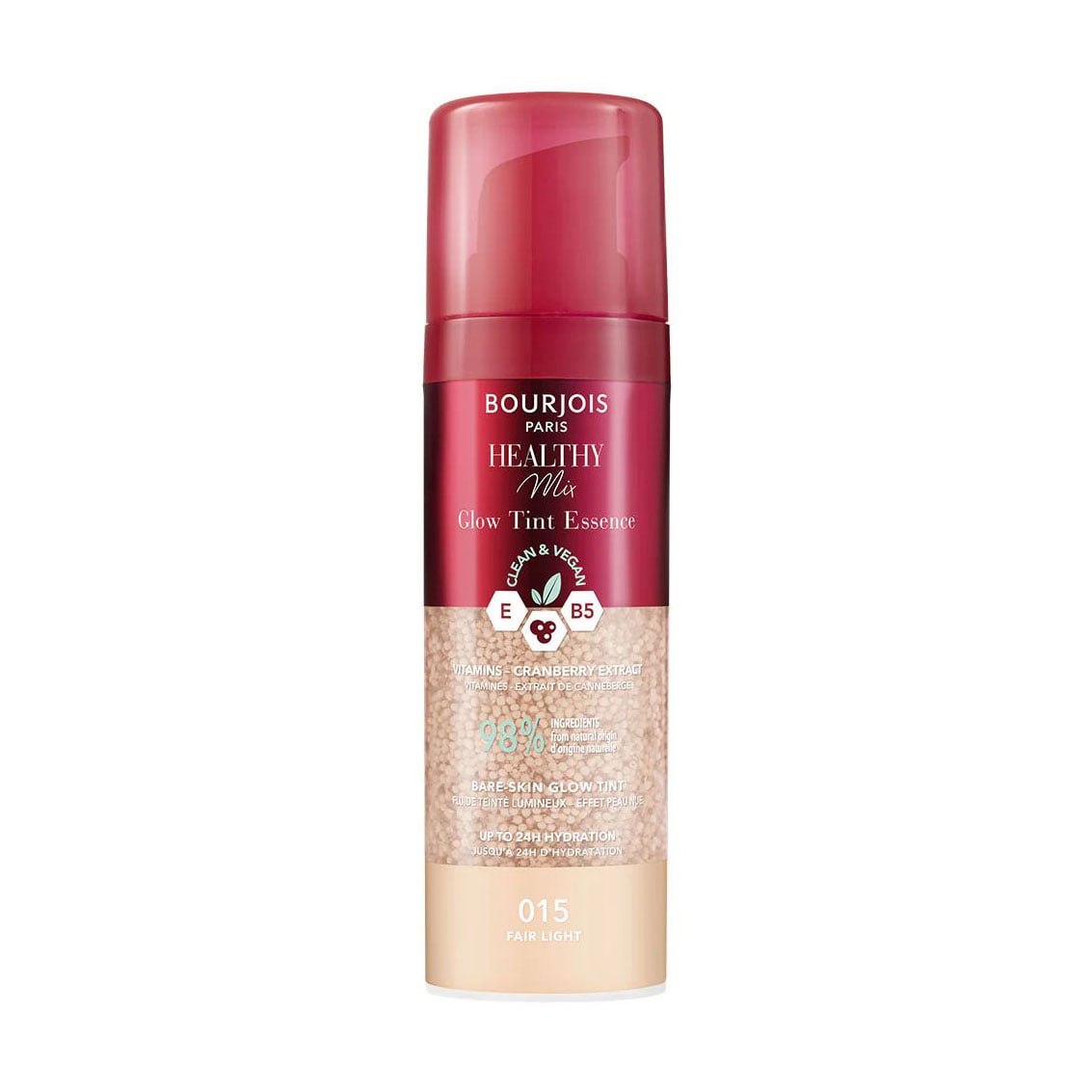 Тональна основа для обличчя Bourjois Healthy Mix Glow Tint Essence для сяяння шкіри, 015 Fair Light, 30 мл